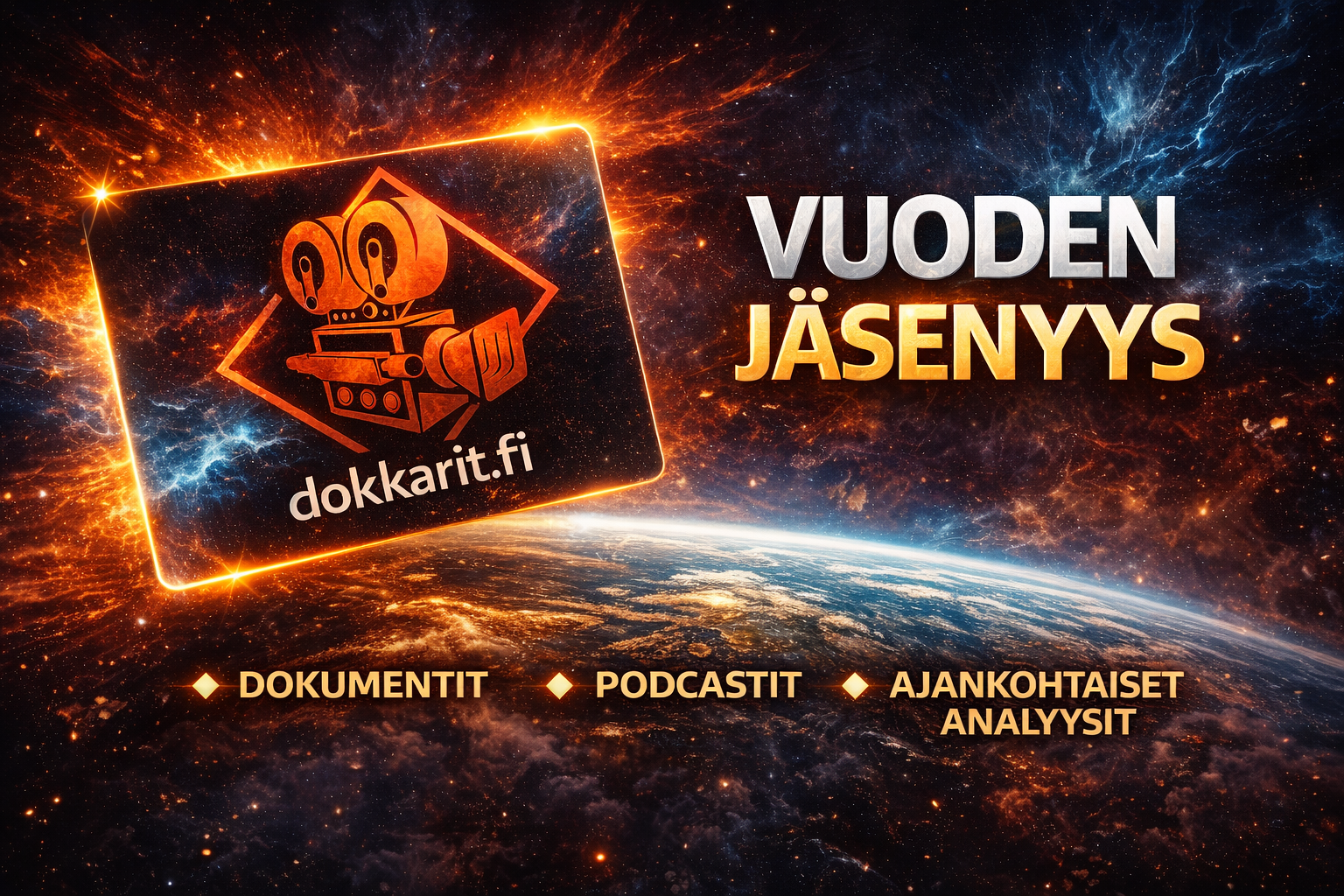 Dokkarit - vuoden jäsenyys (verkkopankkimaksu)