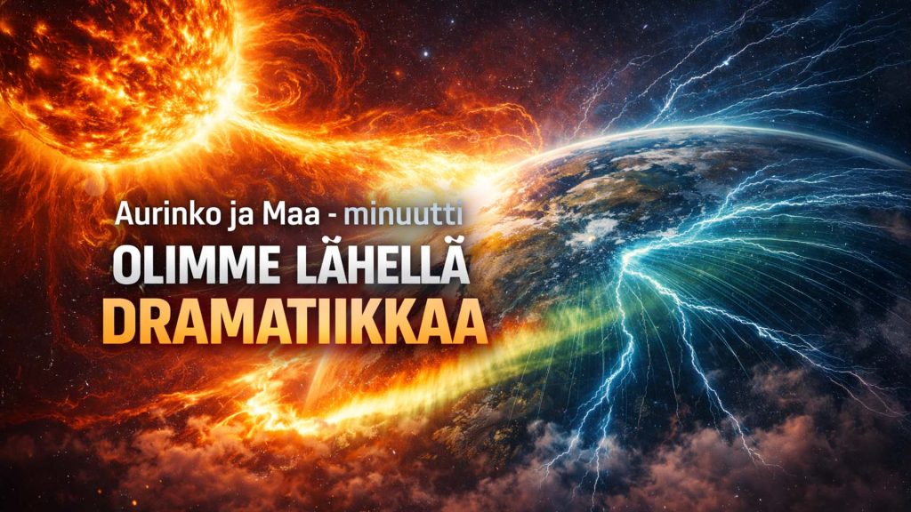 Aurinko ja Maa -minuutti: aurinkomyrskyn vaikutus Maan magneettikenttään ja avaruussäähän