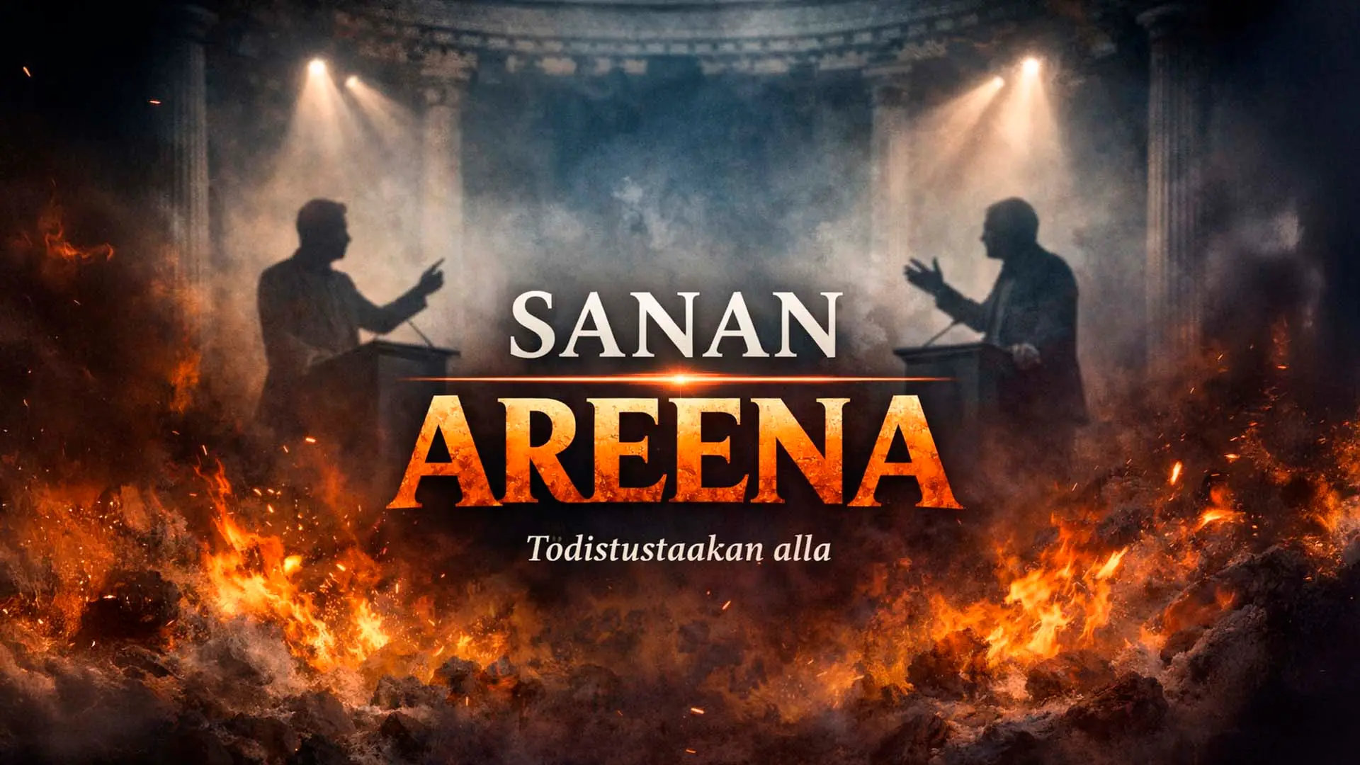 sanan areena debatti