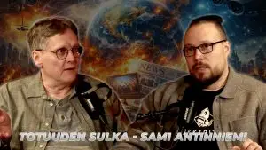 Symbolinen kuva mediasta, vallasta ja globaalista muutoksesta, jossa uutisvirta, konfliktit ja yhteiskunnalliset rakenteet kietoutuvat yhteen.