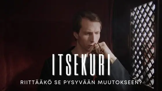 Symbolinen kuva ihmisestä tasapainottelemassa halujen ja tavoitteiden välillä, kuvastaen itsekuria, motivaatiota ja käyttäytymisen hallintaa.