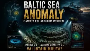Kolmiulotteinen mallinnus Itämeren pohjassa sijaitsevasta Baltic Sea Anomaly -kohteesta, jonka alkuperä on edelleen tuntematon.