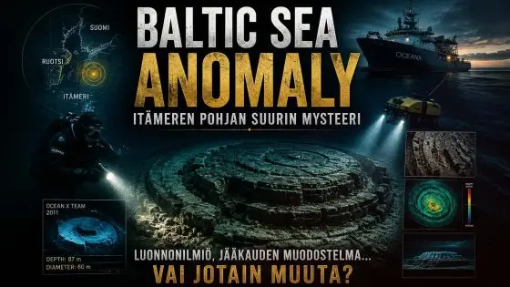 Kolmiulotteinen mallinnus Itämeren pohjassa sijaitsevasta Baltic Sea Anomaly -kohteesta, jonka alkuperä on edelleen tuntematon.