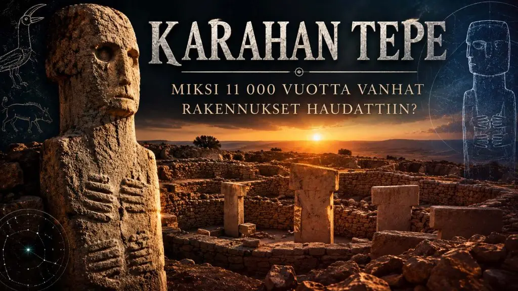 Karahan Tepe – yli 11 000 vuotta vanha neoliittinen arkeologinen kohde ja tarkoituksella haudattujen rakennusten mysteeri